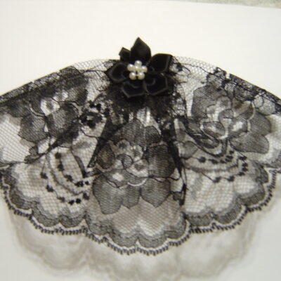 Black Lace Headcovering