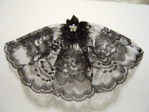 Black Lace Headcovering