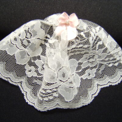 Mini White Pearl Bow
